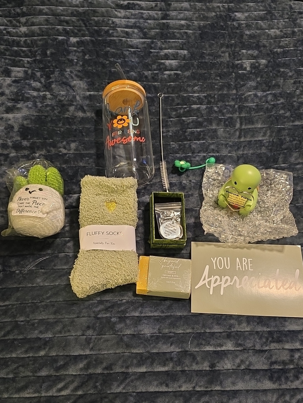 Appreciation Gift - Green Home Bath Gift Set – Assorted Self-Care Essentials